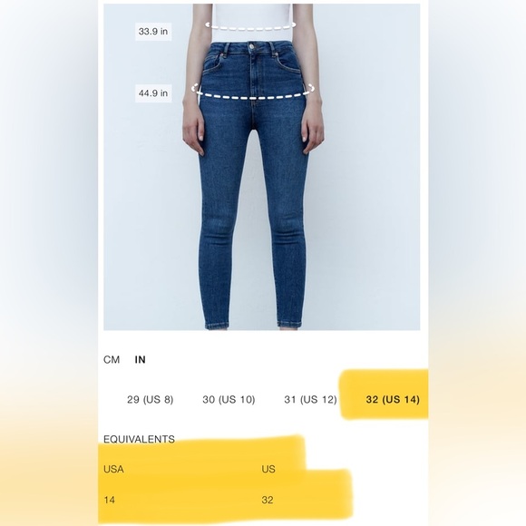 TRF RIPPED HIGH RISE DENIM SHORTS| Sz 14 - Picture 4 of 4